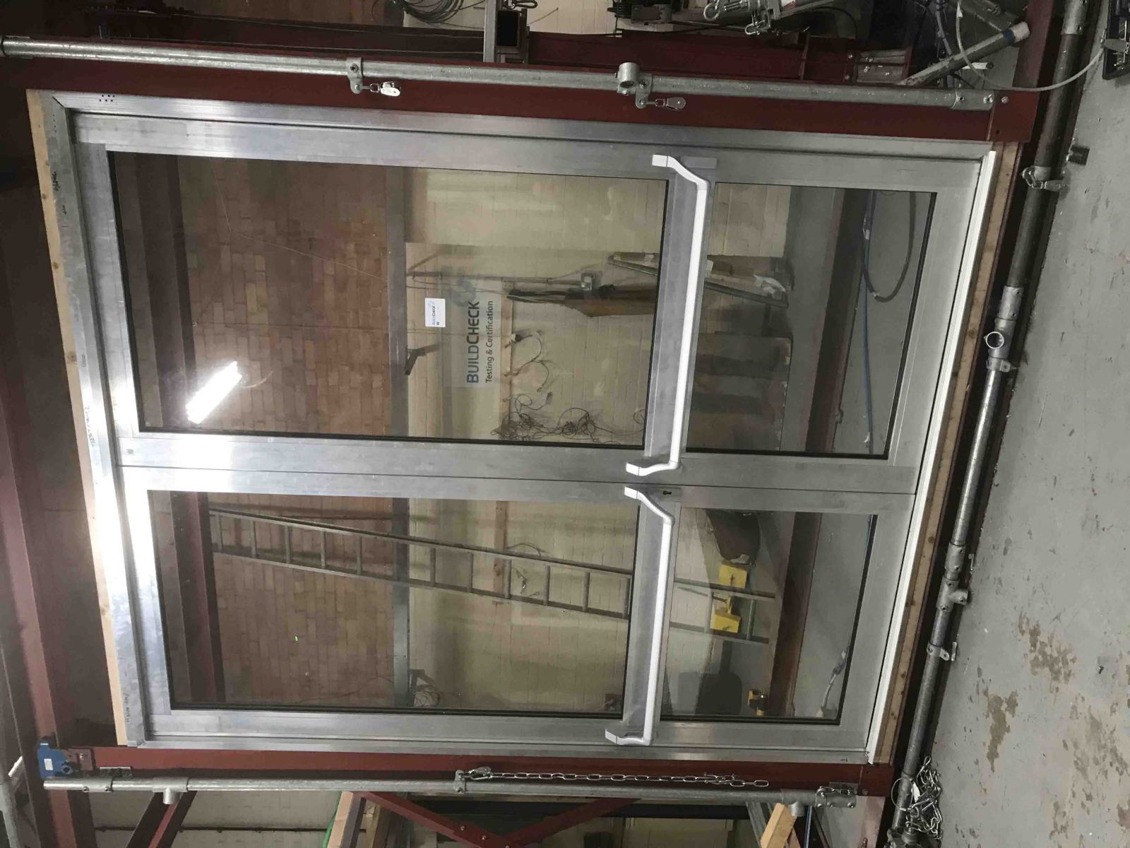 Emergency exit doors Glass Times