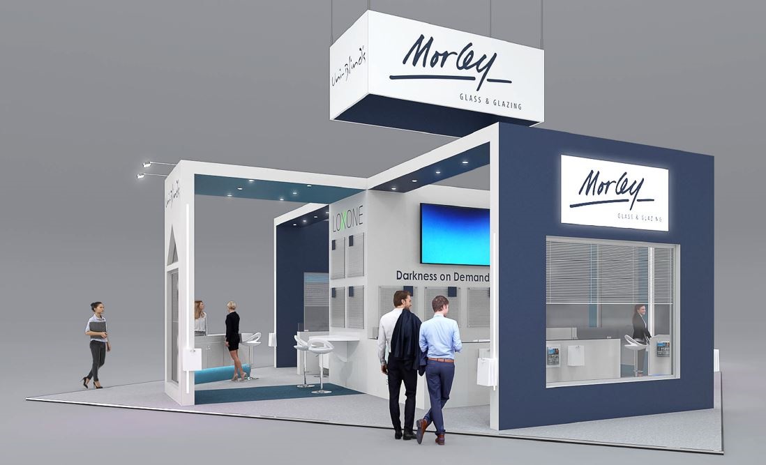 The Morley Glass stand for the FIT Show 2022 will include its latest integrated blind innovations