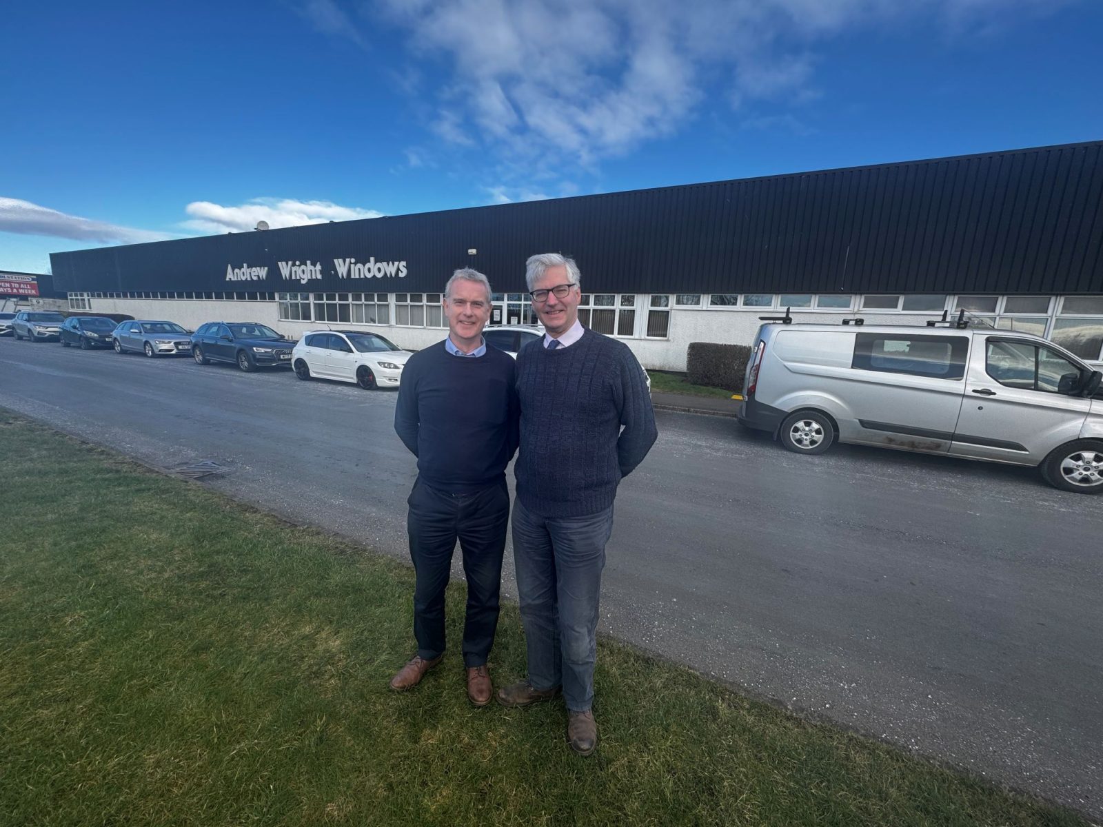 L-R: Mark Bradford and Jamie Fraser