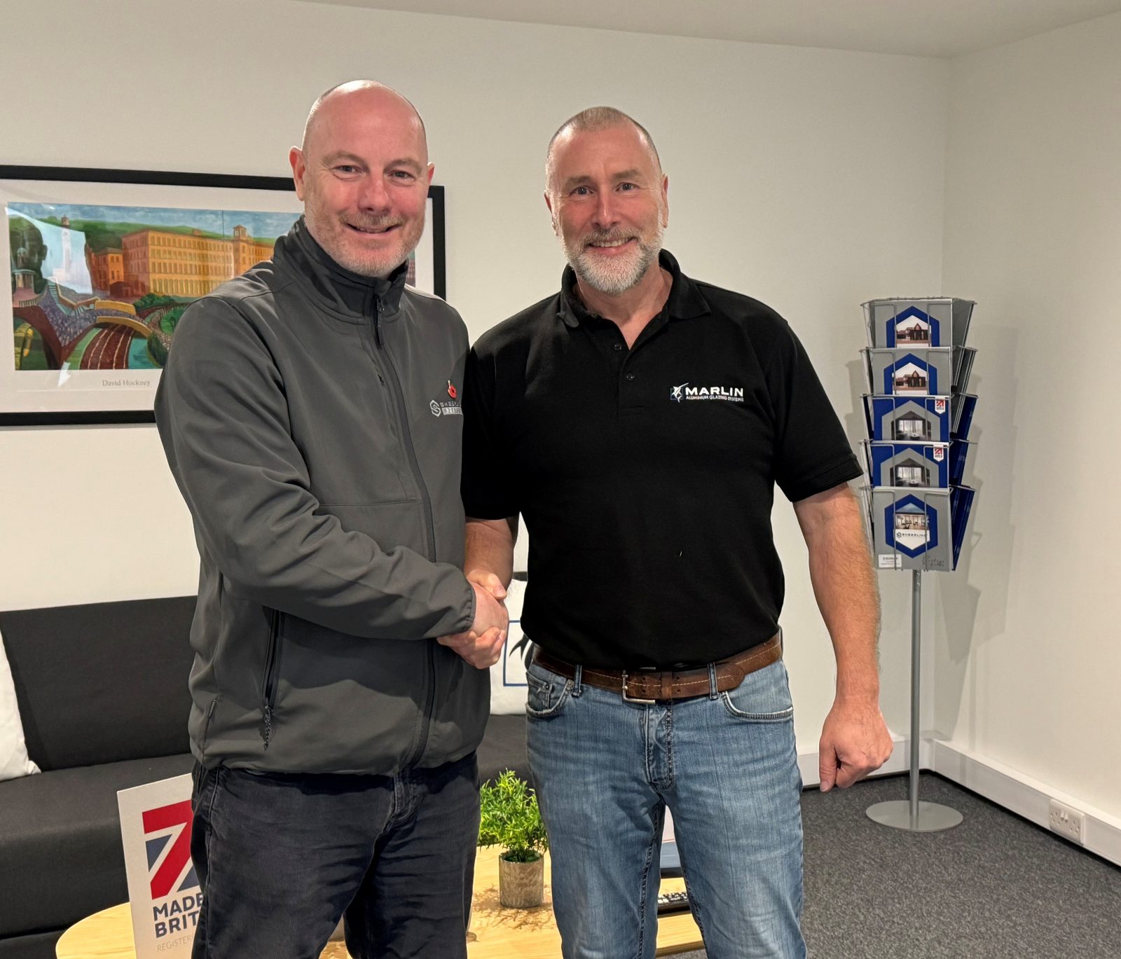 Chris Cooke with Adrian Martin